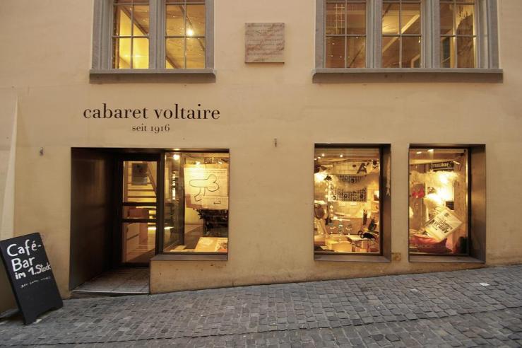 A4MCPP Exterior of the Cabaret Voltaire in West Zurich's old town.. Image shot 01/2007. Exact date unknown.